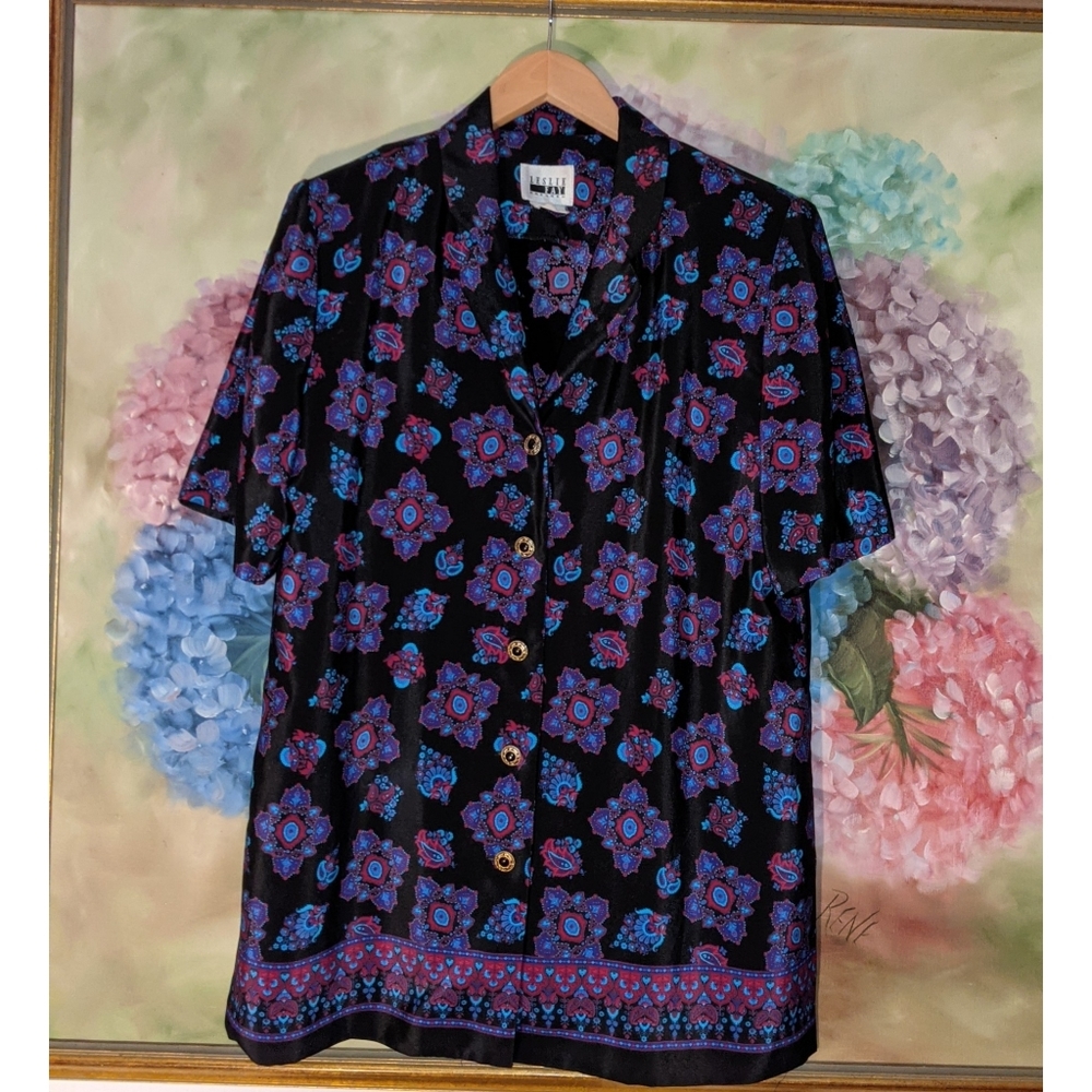 Leslie Fay Vintage Blouse Size 14